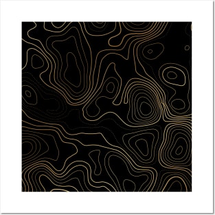 Pattern  gold Posters and Art